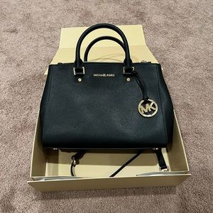 Michael Kors Sutton Leather Satchel